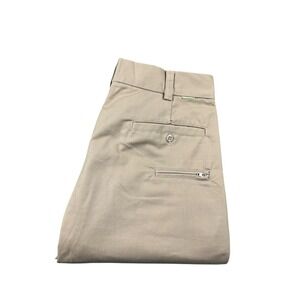 STUSSY True VTG Tan Heavy Canvas Wide Leg Skateboarding Pant Size 33x30 USA